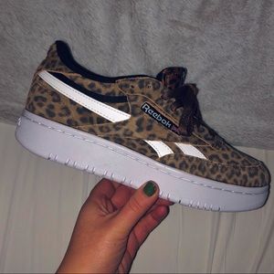 Reebok Club C Double Platform Casual Shoes